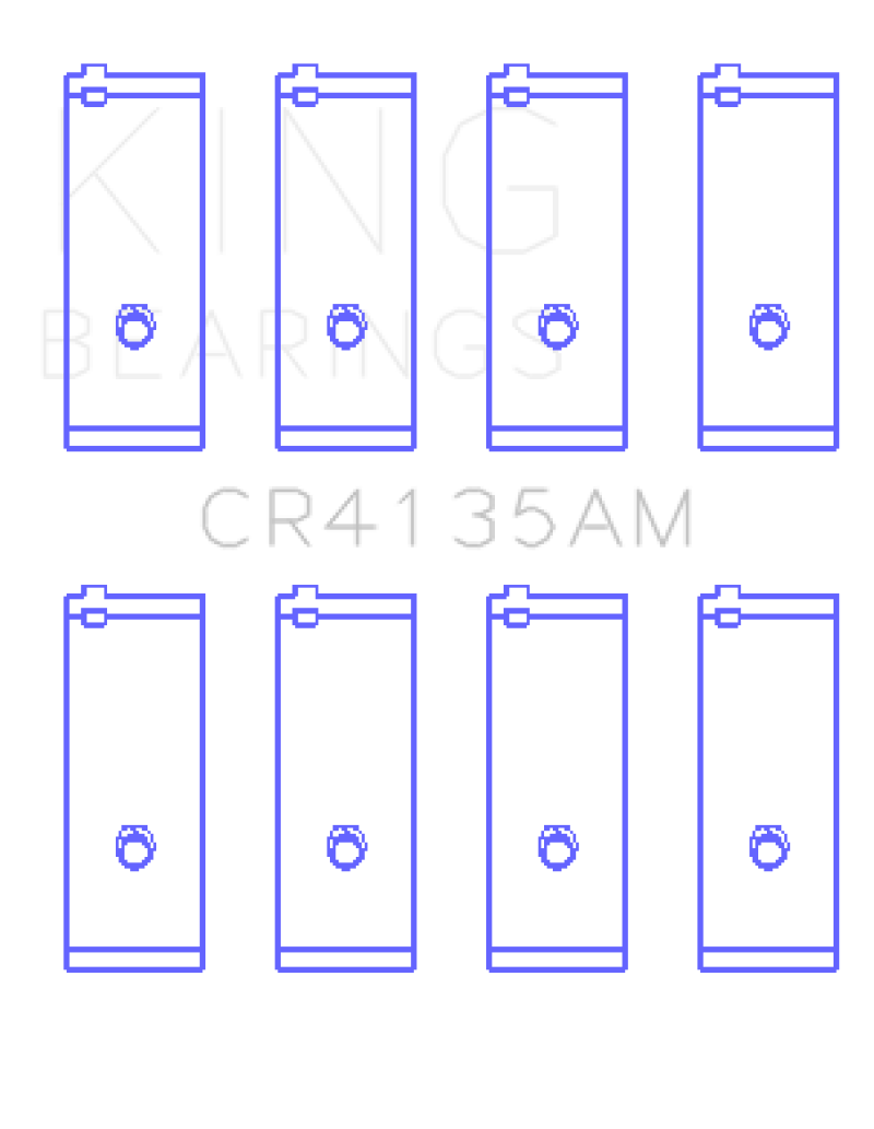 King Engine Bearings 85-01 Toyota 5SFE L4 DOHC 16 Valves (Size +0.25) Rod Bearing Set thumbnail 2