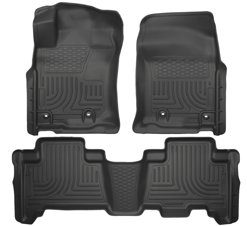 Husky Liners 2013 Toyota 4Runner WeatherBeater Black Front & 2nd Seat Floor Liners thumbnail 6