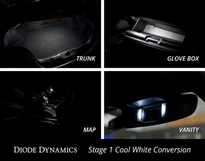 Diode Dynamics Mustang Interior Light Kit 15-17 Mustang Stage 2 - Blue thumbnail 5