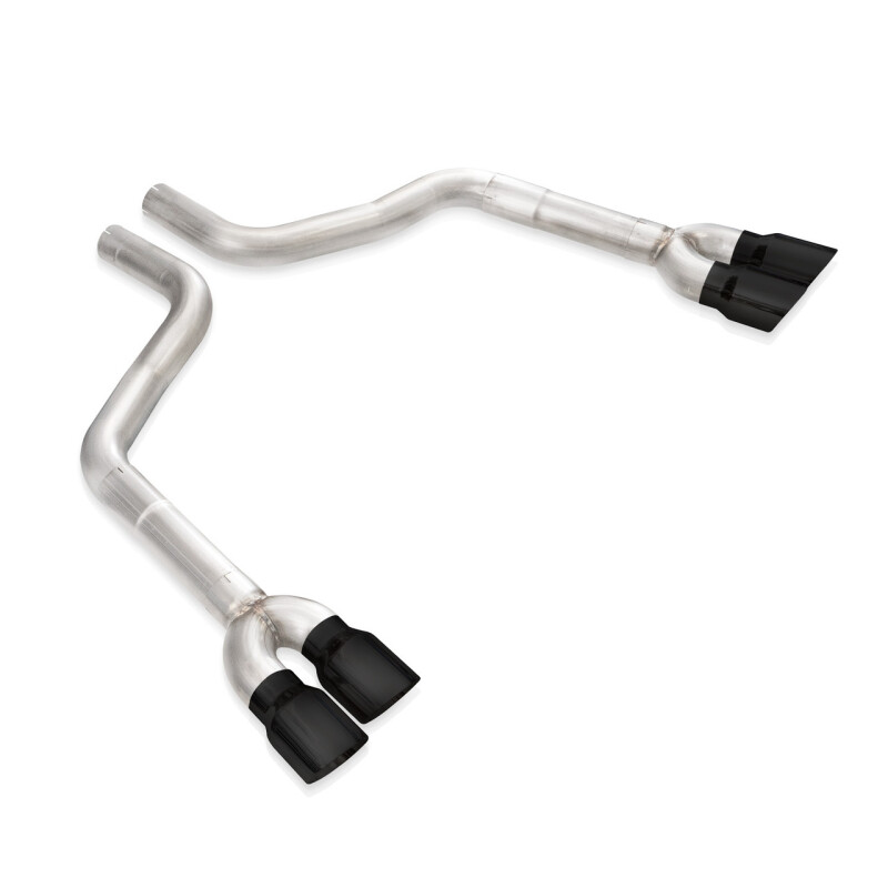 Stainless Works 15-21 Dodge Challenger 5.7L/6.2L/6.4L Rear Resonator Delete - Black Tips thumbnail 3