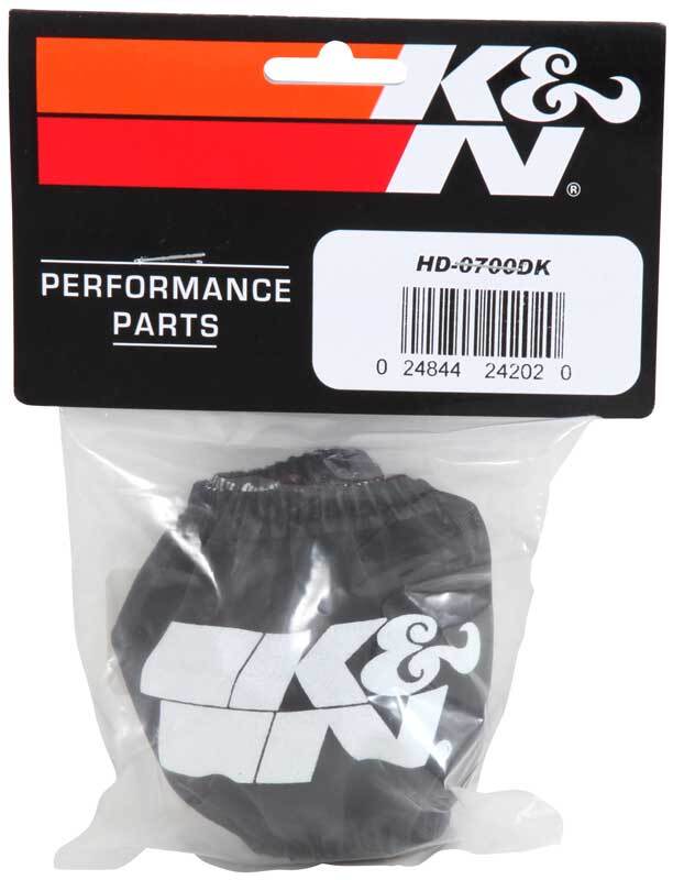 K&N Drycharger Wrap Black 159mm Base 178mm Top 92mm H thumbnail 3