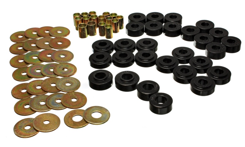 Energy Suspension Rear Spring Frame Shackle Kit - Black thumbnail 4