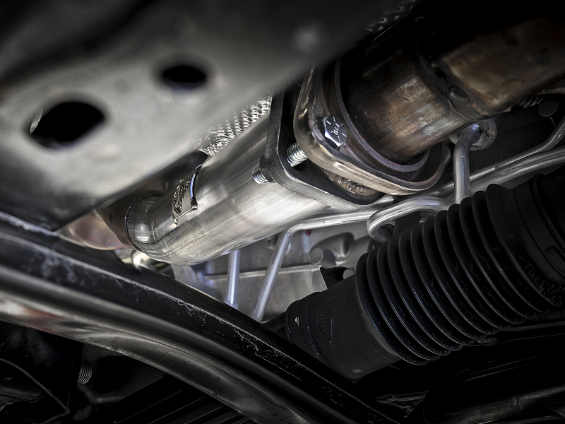aFe Twisted Steel 2in Stainless Steel Loop Delete Down-Pipe 2018+ Jeep Wrangler (JL) V6 3.6L thumbnail 9