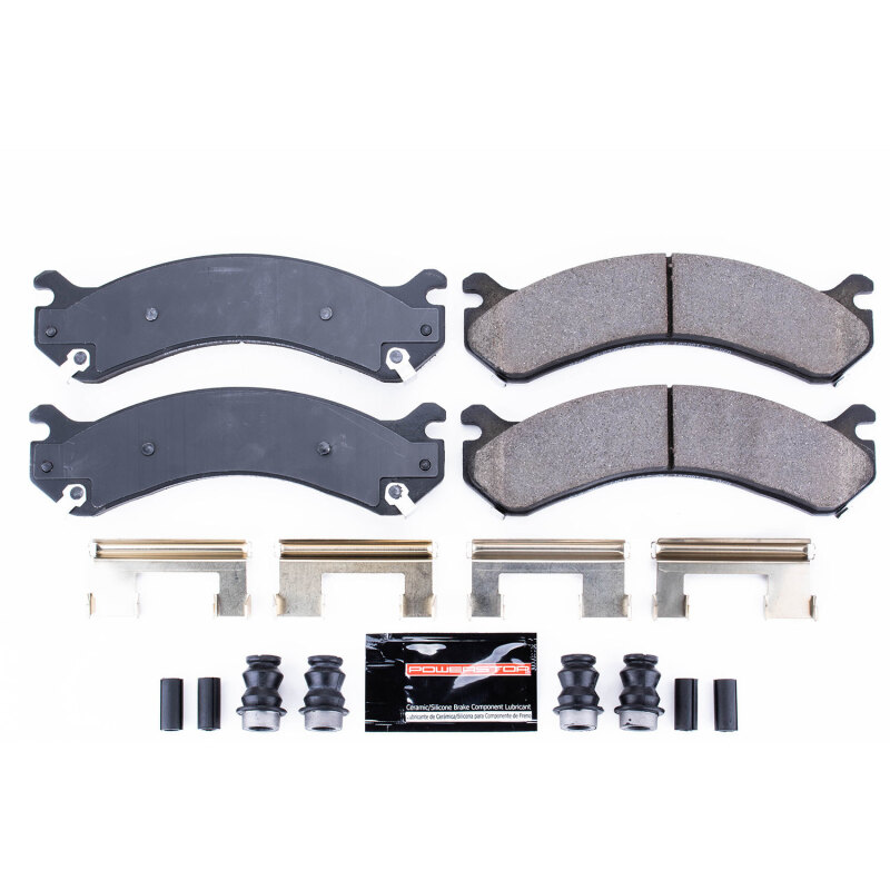 Power Stop 07-10 GMC Sierra 3500 HD Rear Z23 Coated Kit w/Calipers (2x psbAR8646EVC, 2x psbL4815, 1x psbZ23-909) thumbnail 7