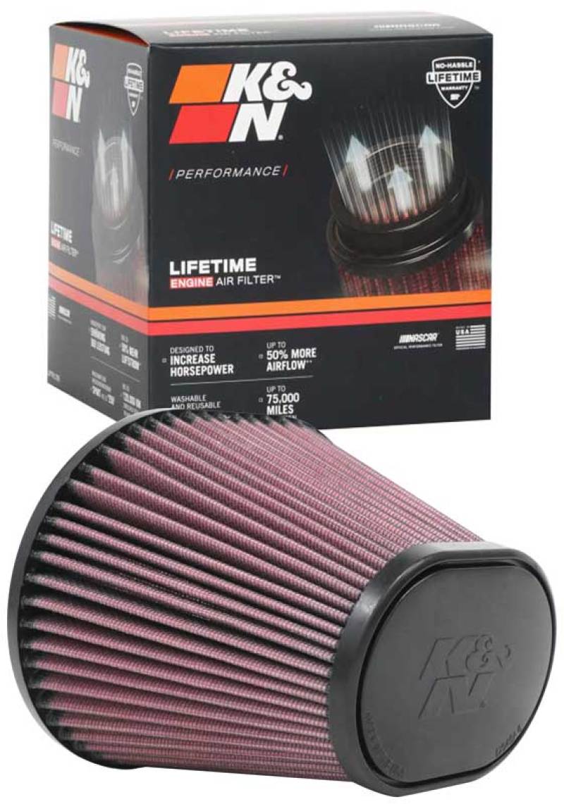 K&N Universal Air Filter 100mm Flange / 174mmX 134mm Base / 114mmX 82mm Top / 127mm Height thumbnail 2