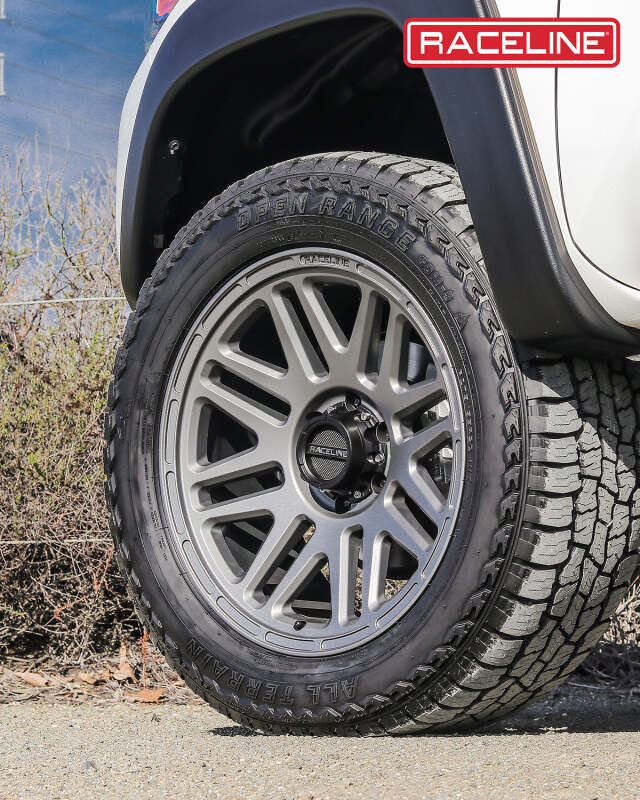 Raceline 944GS Outlander 16x8in / 5x139.7 BP / 0mm Offset / 106.5mm Bore - Greystone Wheel thumbnail 6