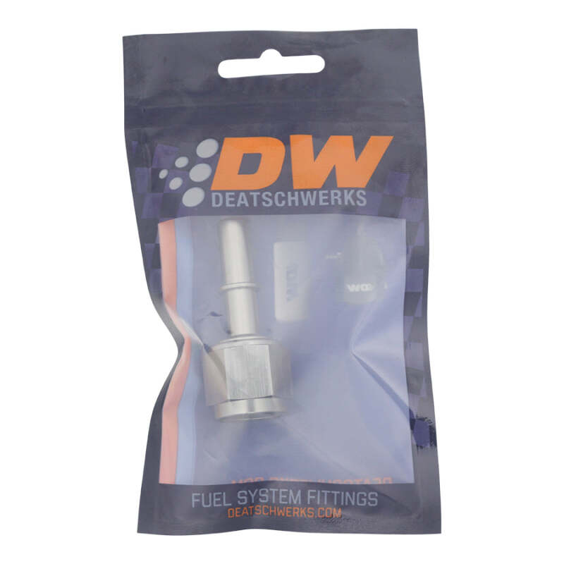 DeatschWerks 8AN Female Flare Swivel to 3/8in Male EFI Quick Disconnect - Anodized DW Titanium thumbnail 4