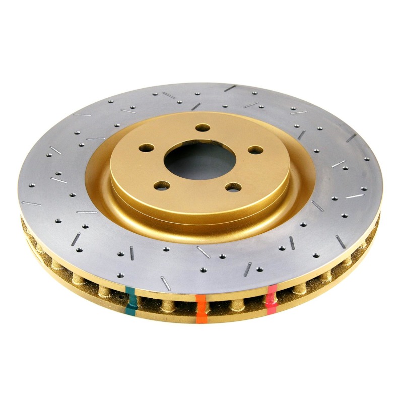 DBA HD Series 4000XS Brake Rotors for 2005-2013 MUSTANG - DBA42124XS Disc Rotor, Cross-Drilled, Slotted, 4000 XS Series, Uni-Directional, Ford, Mustang, Front, Each thumbnail 8