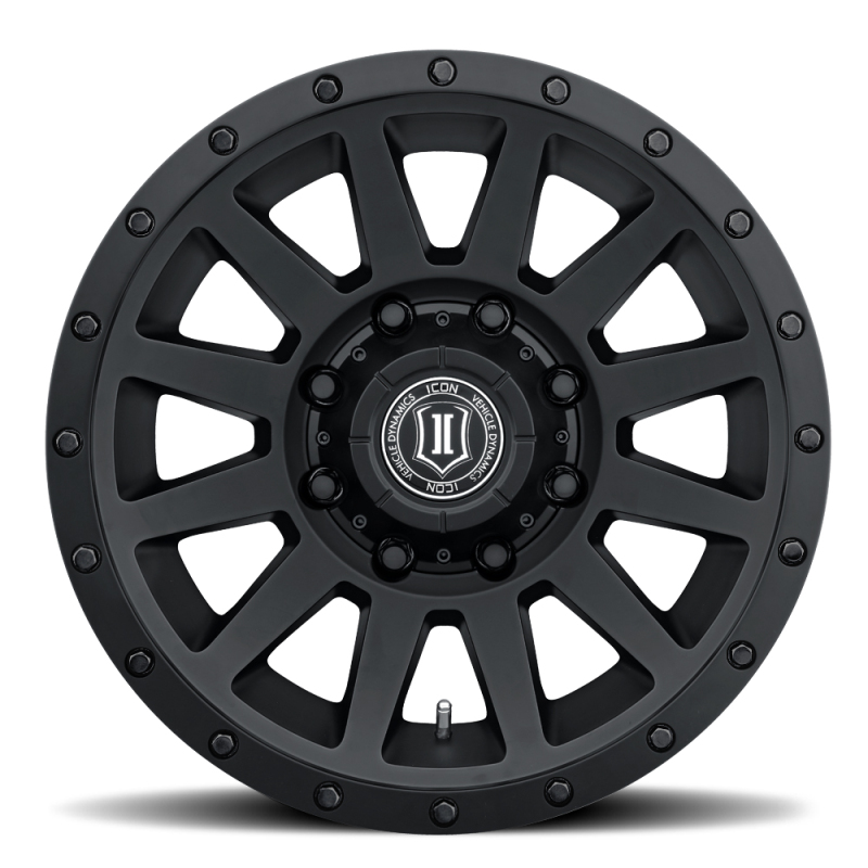 ICON Alloys Wheels 2018908152DB WHEEL COMPRESSION HD DBL BLK - 18 X 9 / 8 X 170 / 6 MM / 5.25" BS thumbnail 4