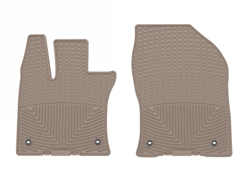 WT Rubber Mats - Front - Tan
