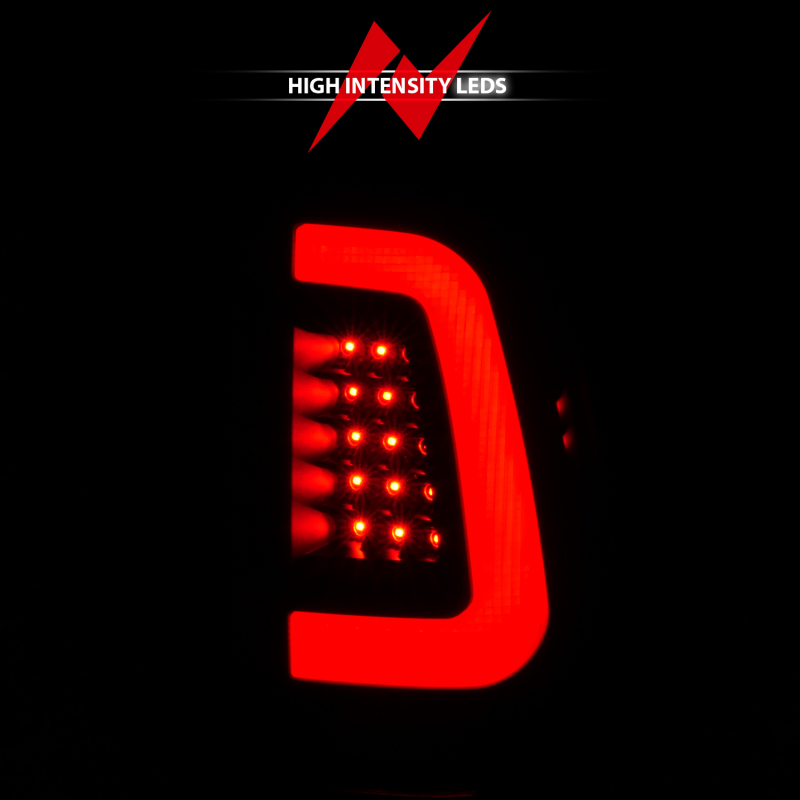 ANZO 2008-2016 Ford F-250 LED Tail w/ Lights Bar Black Housing Smoke Lens thumbnail 9