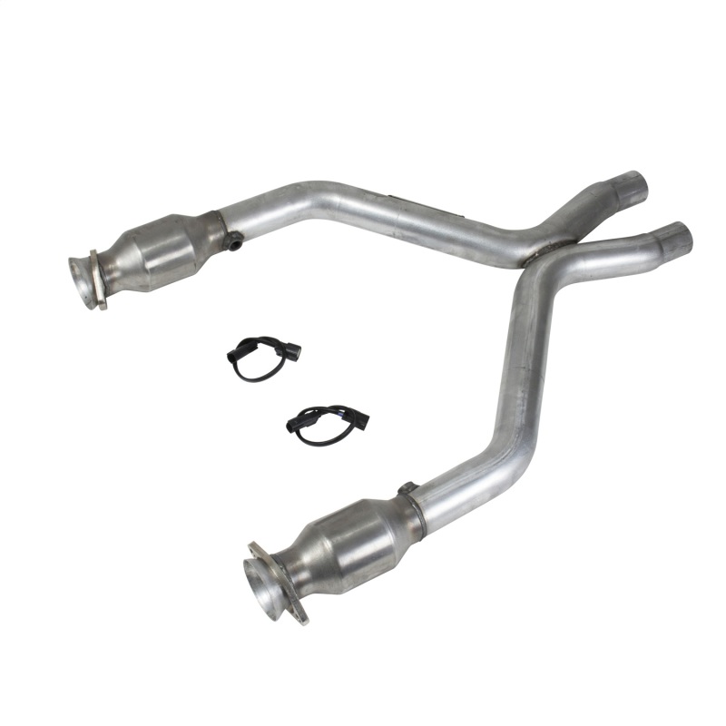 BBK 11-14 Mustang 3.7 V6 Short Mid X Pipe With Catalytic Converters 2-1/2 For BBK Long Tube Headers thumbnail 4