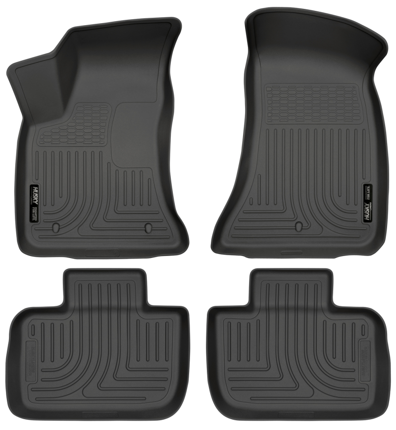 Husky Liners 11-12 Dodge Charger/Chrysler 300 WeatherBeater Combo Black Floor Liners thumbnail 2