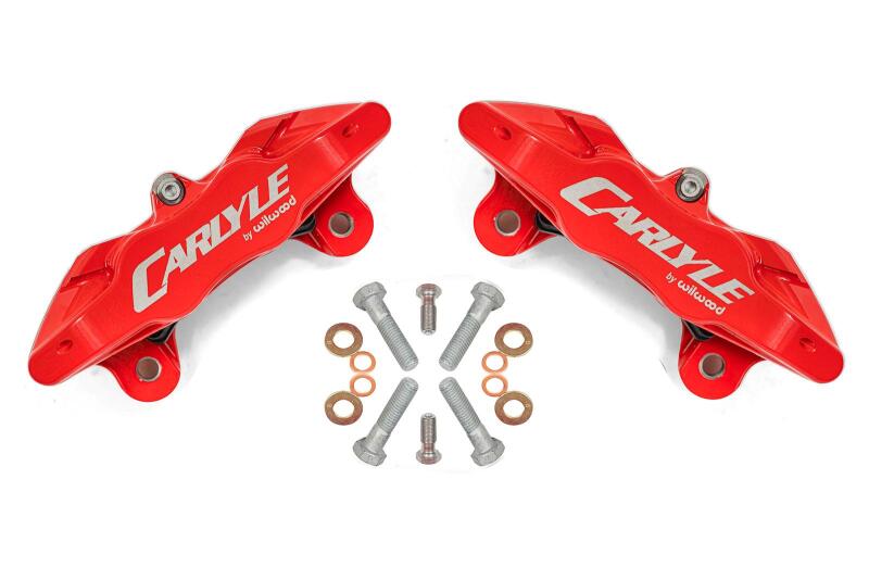 BMR 14-19 Chevrolet Corvette / 10-15 Camaro Brake Calipers Only for 15in Conversion Kit - Red