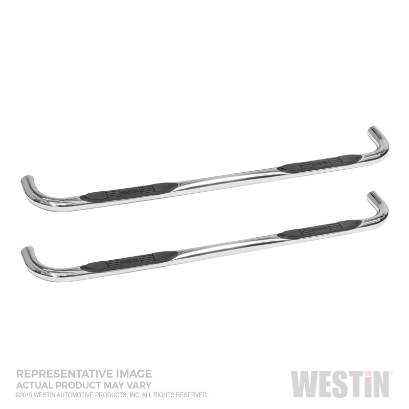 Westin 19-22 Chevrolet Silverado 1500 DC E-Series 3 Nerf Step Bars - SS thumbnail 3