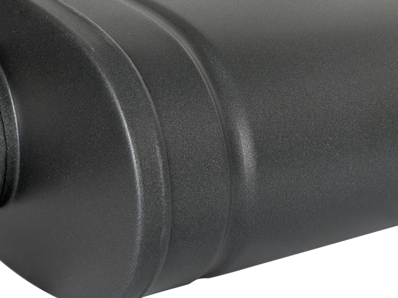 aFe MACH Force-Xp 409 SS Muffler w/ Black Finish 3in Center/Offset 22in L x 11in x 5in - Oval Body thumbnail 9