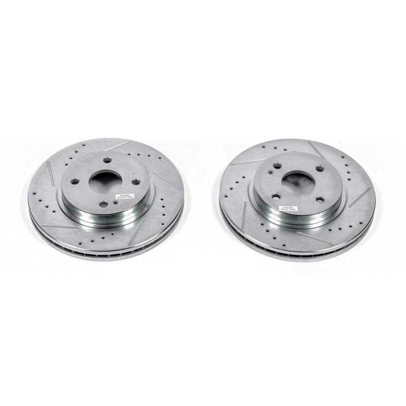 Power Stop 11-14 Mazda 2 Front Evolution Drilled & Slotted Rotors - Pair thumbnail 3