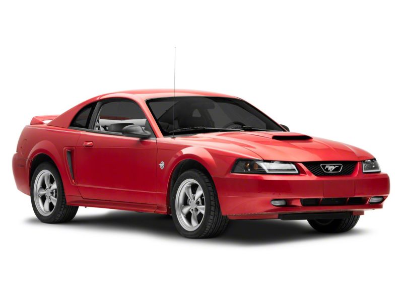 Raxiom 99-04 Ford Mustang Axial Series Headlights w/ LED Bar- Black Housing (Clear Lens) thumbnail 8