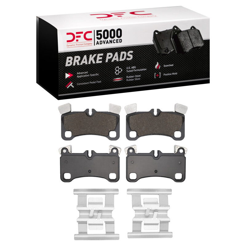 DFC 5000 Advanced Pads - Low-Metallic and Hardware Kit