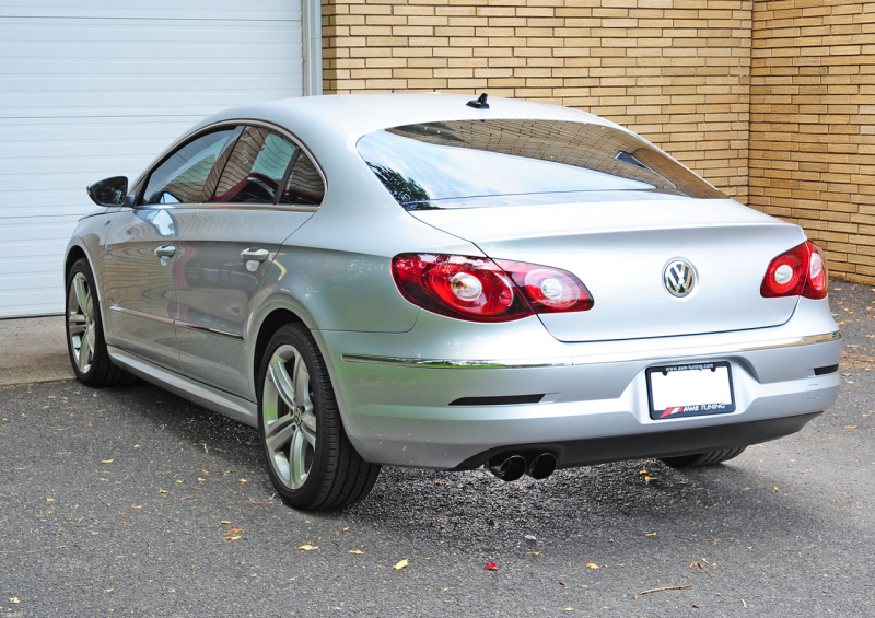 AWE Tuning VW CC 2.0T Touring Edition Performance Exhaust - Diamond Black Tips thumbnail 8