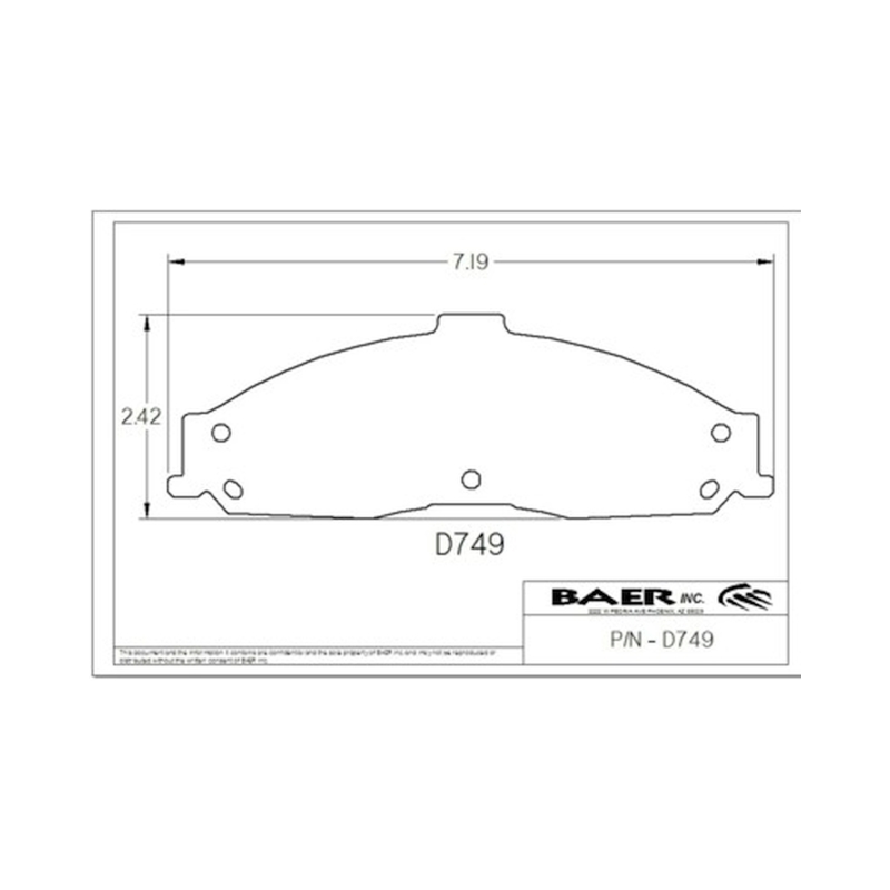 Baer Brakes BAE Replacement Pads