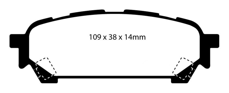 EBC 03-05 Subaru Impreza 2.0 Turbo WRX Bluestuff Rear Brake Pads