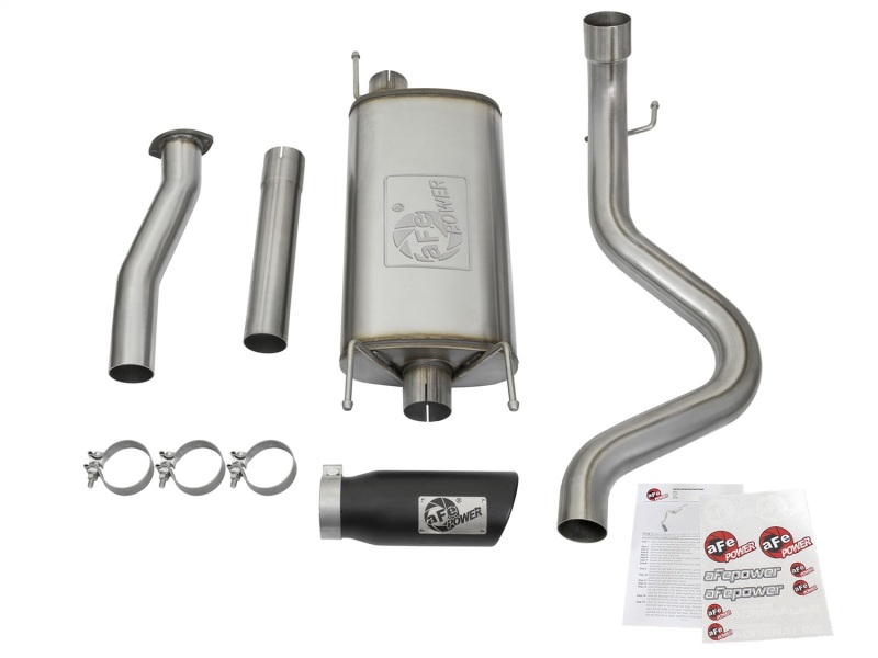aFe MACH Force XP Cat-Back SS w/Black Tips 16 Toyota Tacoma V6-3.5L thumbnail 5