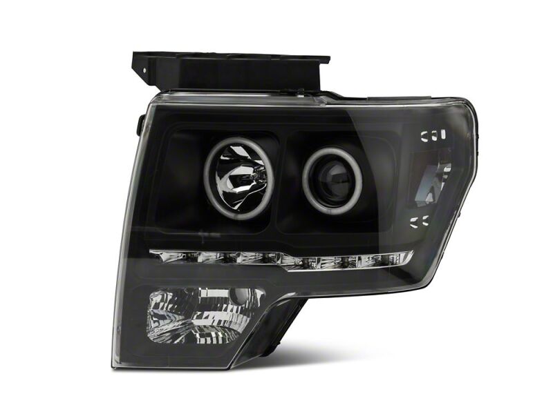 Raxiom 09-14 Ford F-150 G2 Super White LED Halo Projector Headlights- Black Housing- Clear Lens thumbnail 7