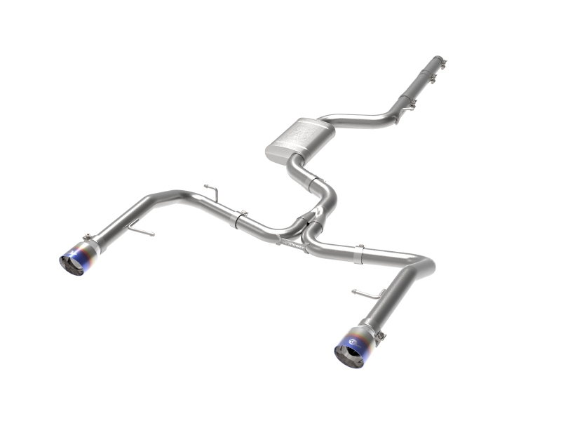 aFe 19-21 VW Jetta GLI (MKVII) L4-2.0L (t) MACH Force-Xp 304 SS Cat-Back Exhaust System Blue Tips thumbnail 2