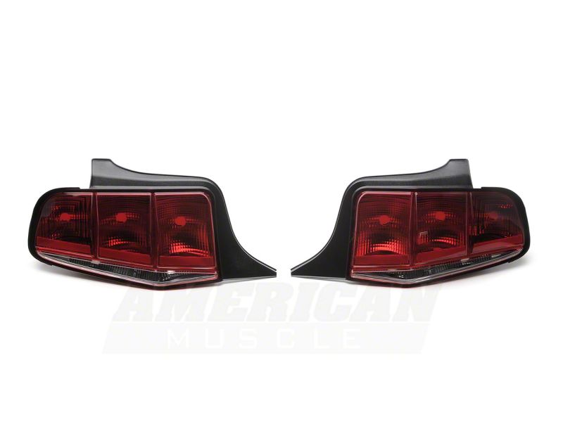 Raxiom 10-12 Ford Mustang Aero Tail Lights- Black Housing (Smoked Lens) thumbnail 3