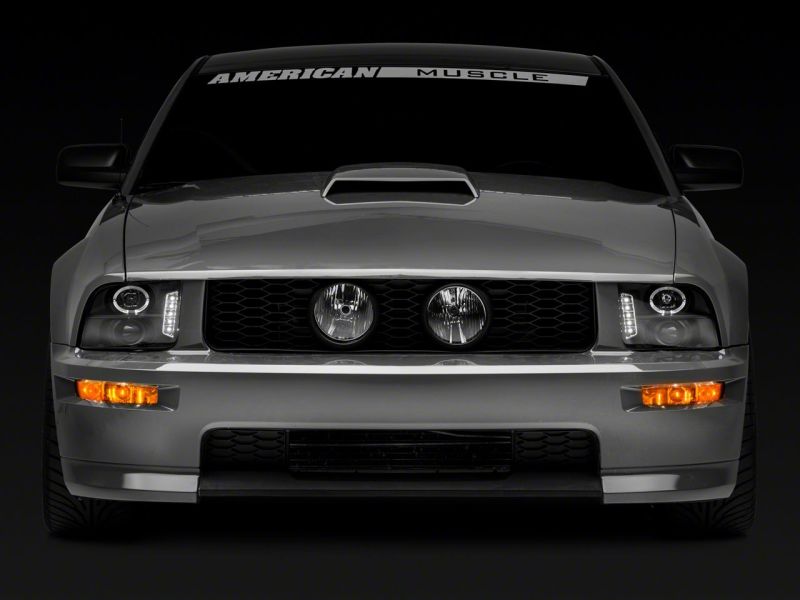 Raxiom 05-09 Ford Mustang Excluding GT500 LED Halo Projector Headlights- Black Housing (Clear Lens) thumbnail 7