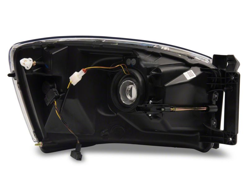 Raxiom 06-09 Dodge RAM 1500/2500/3500 Axial Headlights w/ SEQL LED Bar- Black Housing (Clear Lens) thumbnail 7