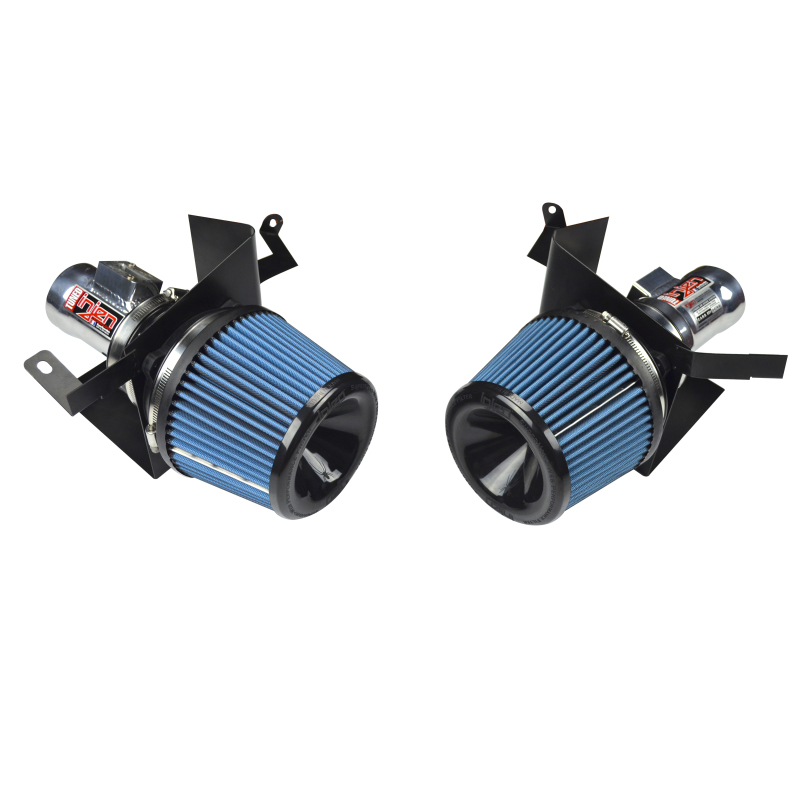 Injen 07-08 350Z 3.5L V6 Air Fusion and Air Horns Polished Short Ram Intake thumbnail 2