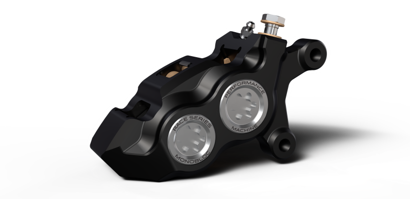 Performance Machine 08-23 FL,18-24 M8 Softail,06-17 VRod 137x4B Rce Series Monobloc Caliper Left CLR thumbnail 3