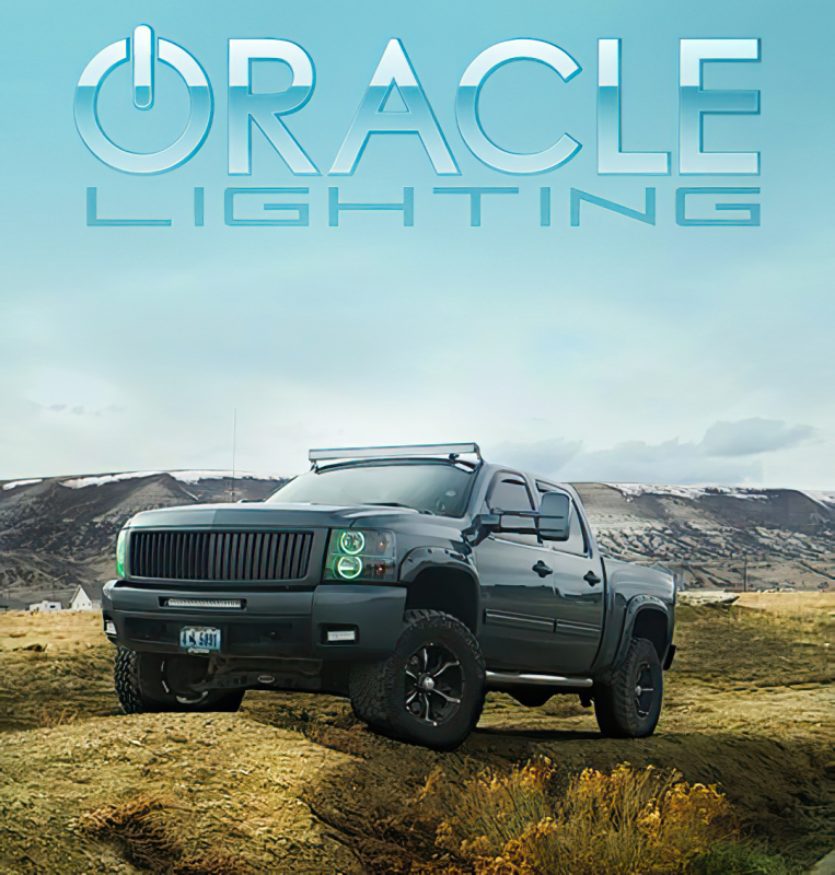 Oracle Chevy Silverado 07-13 Halo Kit Round Style - ColorSHIFT w/ 2.0 Controller