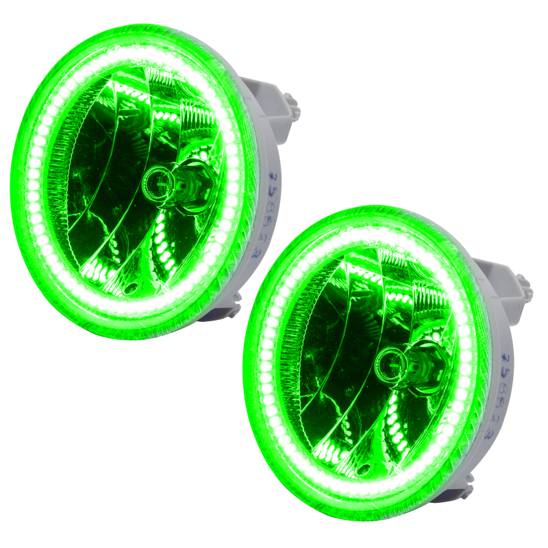 Oracle 07-14 Chevrolet Avalanche LED Fog Light Halo Kit - Green thumbnail 2