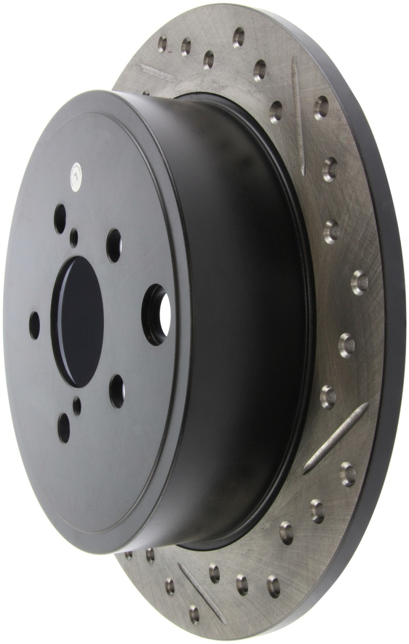 StopTech 08-10 Impreza WRX (Exc STi)/08-10 Impreza Coupe/Sedan Slotted & Drilled Left Rear Rotor thumbnail 7