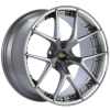BBS RI-S 20x10 5x112 ET38 Diamond Silver Center / Diamond Cut Lip Wheel -82mm PFS/Clip Required thumbnail 2