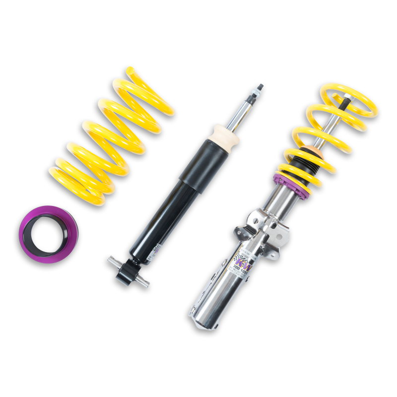 KW Variant 1 Coilover Kits for 2015-2017 MUSTANG - 10230065 Kits, 1, 1.2 2.0 in. Lowered Front, 0.8 1.5 in. Lowered Rear, Natural/Yellow Shocks, Yellow Powdercoated Springs, Ford, Kit thumbnail 7