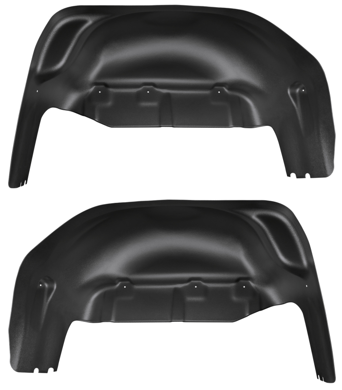 Husky Liners 19-23 GMC Sierra 1500 Black Rear Wheel Well Guards thumbnail 6