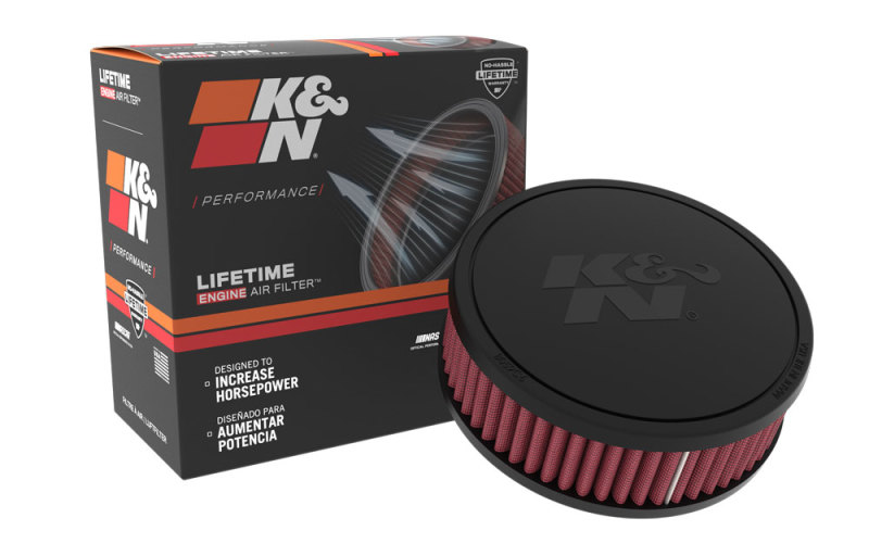 K&N Universal Filter 2 1/16in Flange / 6in OD / 2in H / CR TP V thumbnail 4