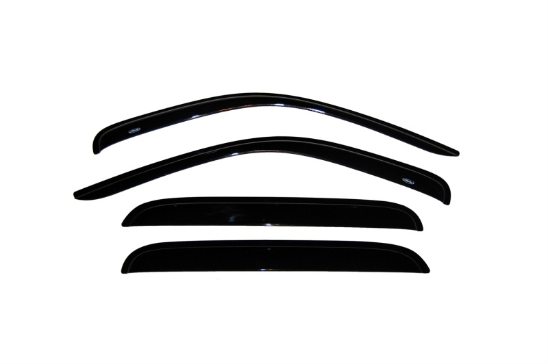 AVS 00-04 Dodge Dakota Crew Cab Ventvisor Outside Mount Window Deflectors 4pc - Smoke thumbnail 5