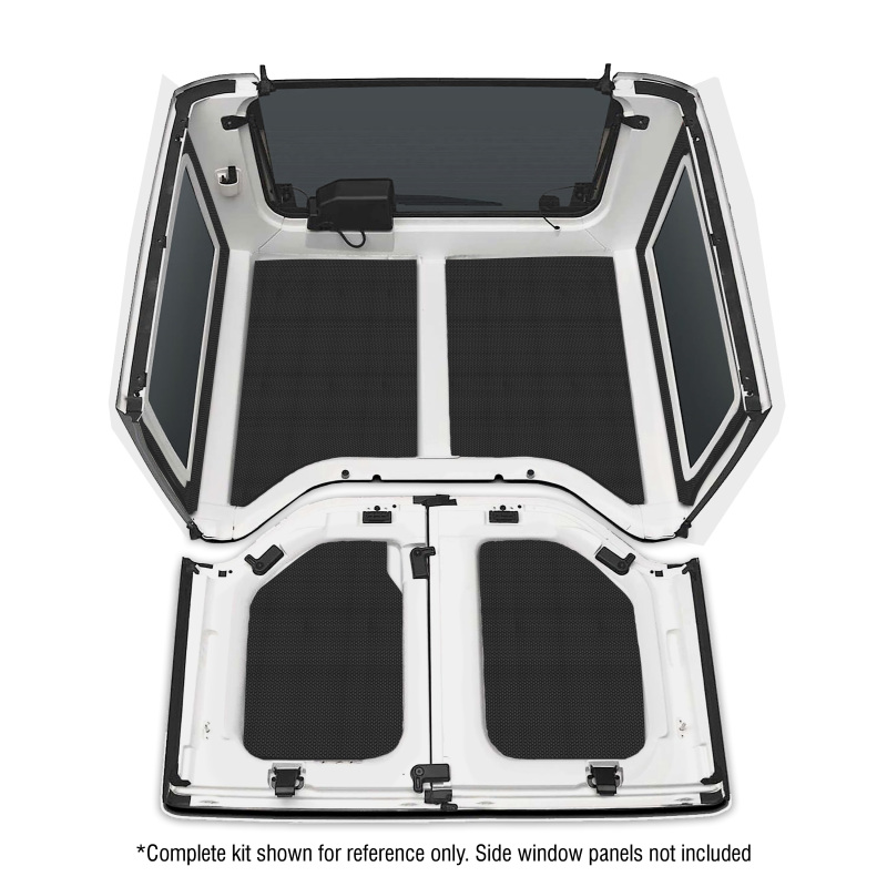 DEI 11-18 Jeep Wrangler JK 2-Door Boom Mat Headliner - 4 Piece - Black
