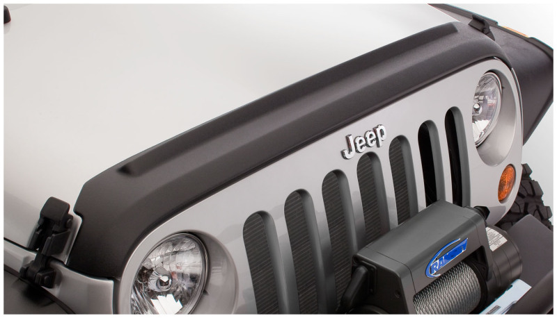 07-18 Jeep Wrangler (JK) / (JK) Unlimited Trail Armor Hood Guard - Black - Image 2