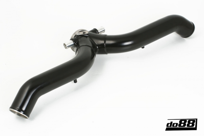 do88 Porsche 997.2 Turbo 2010- Y-Pipe Black for do88 Intercooler