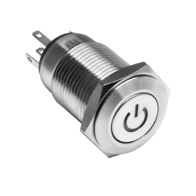 Oracle Pre-Wired Power Symbol On/Off Flush Mount LED Switch - Green thumbnail 6