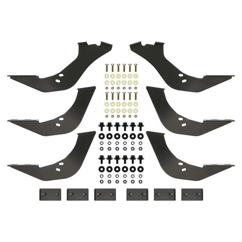 Westin 99-16 Ford F-250/350/450/550HD Reg/Supr Cab/Crew Premier Oval Nerf Step Bar Mount Kit - Blk thumbnail 4