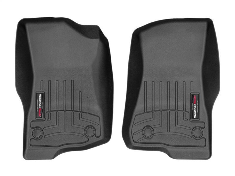WeatherTech 2018+ Jeep Wrangler Unlimited Front FloorLiner - Black thumbnail 2