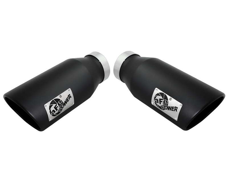 aFe Diesel Exhaust Tip Bolt On Black 4in Inlet x 6in Outlet x 15in thumbnail 2