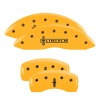 MGP 4 Caliper Covers Engraved Fr Lincoln Rr Star Logo Yellow Finish Blk Char 17 Lincoln Continental thumbnail 8
